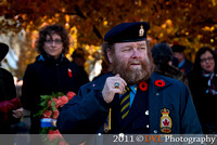 London Remembrance  Day at Victoria Park 2011